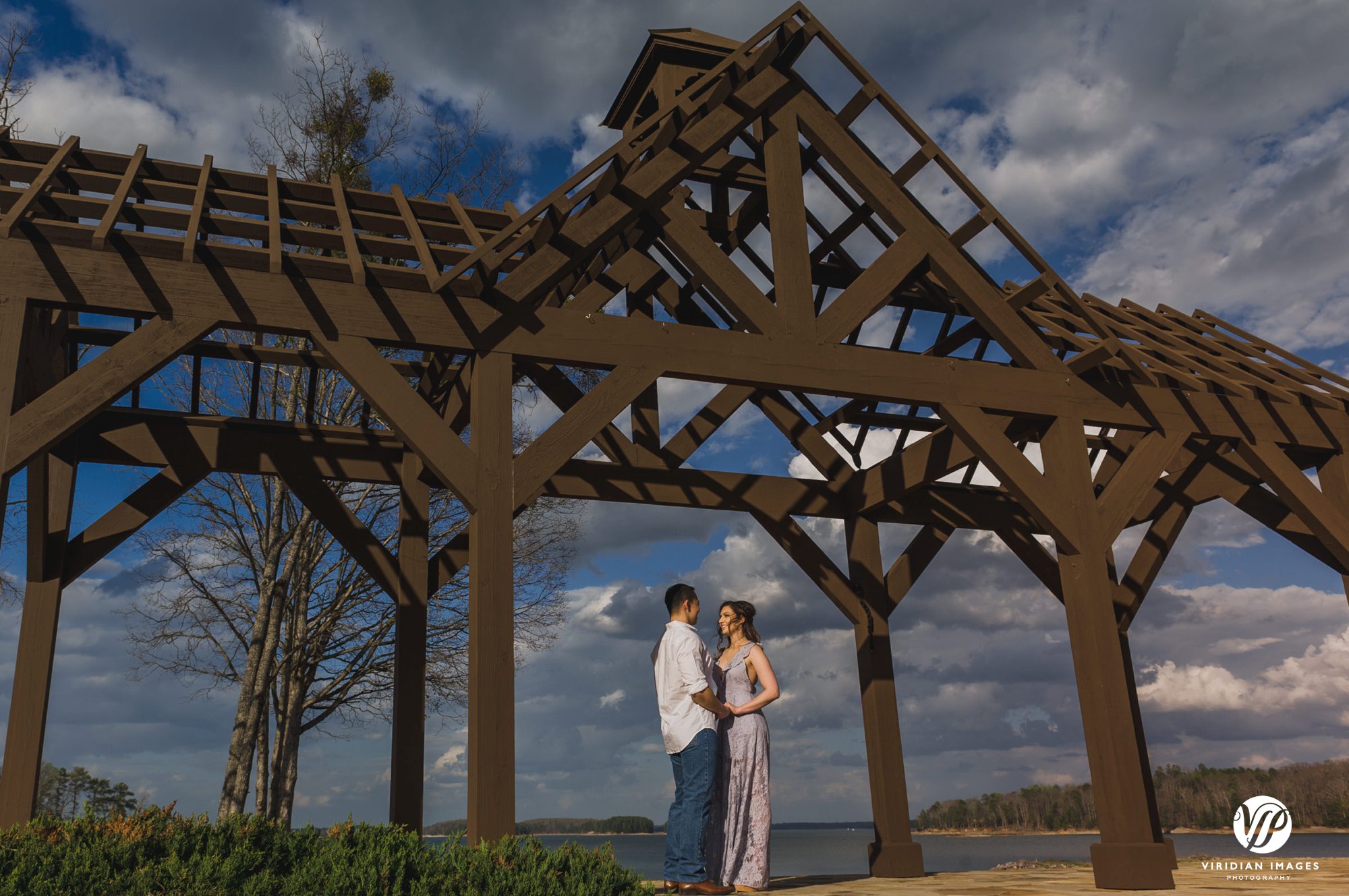 pineisle couple under pergola