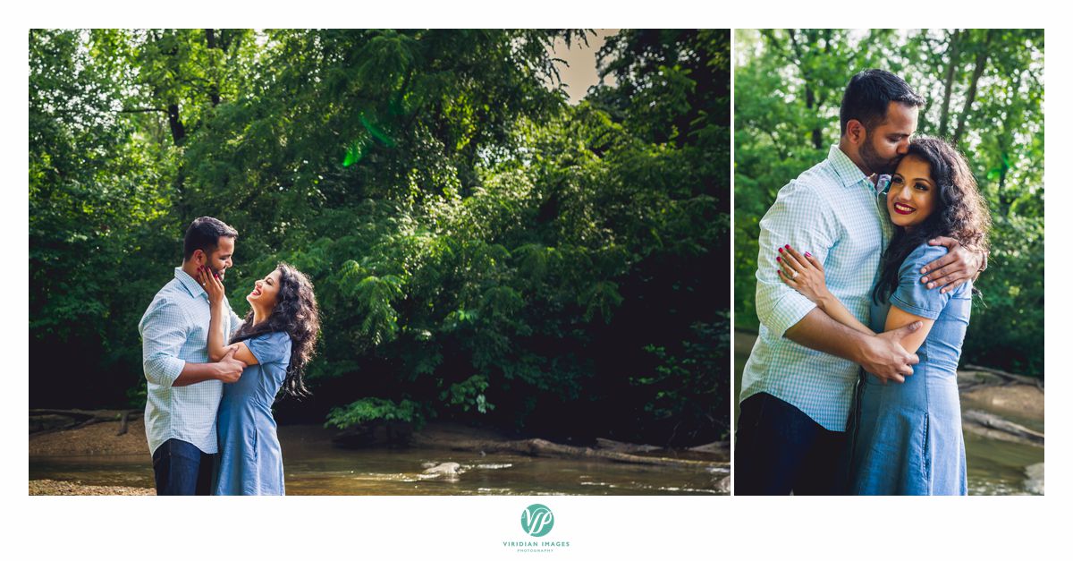 Chattahoochee Atlanta engagement playing in the river