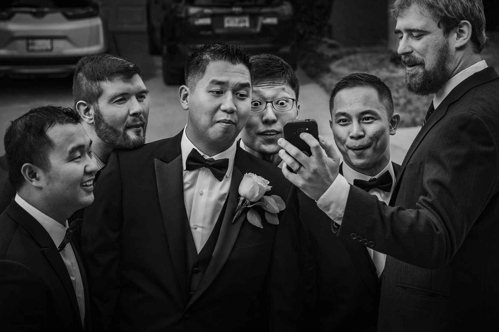 funny groomsmen cell phone