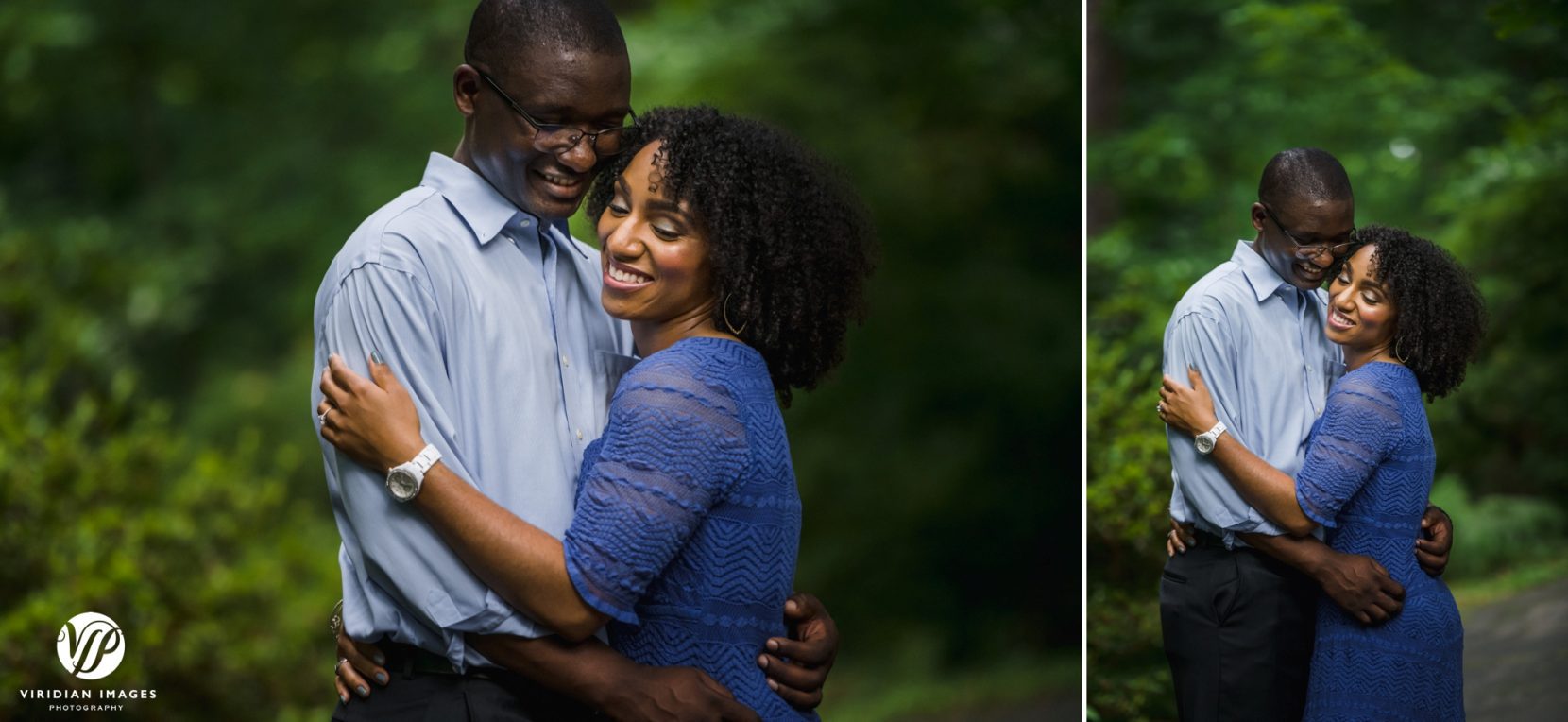 couple holding and smiling