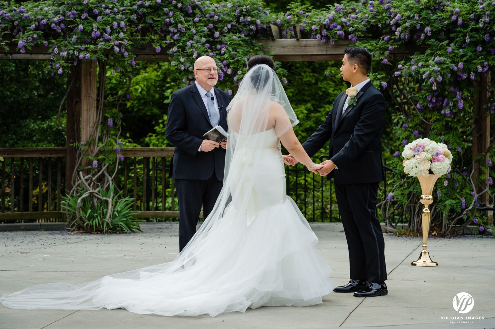 ceremony with officiant 