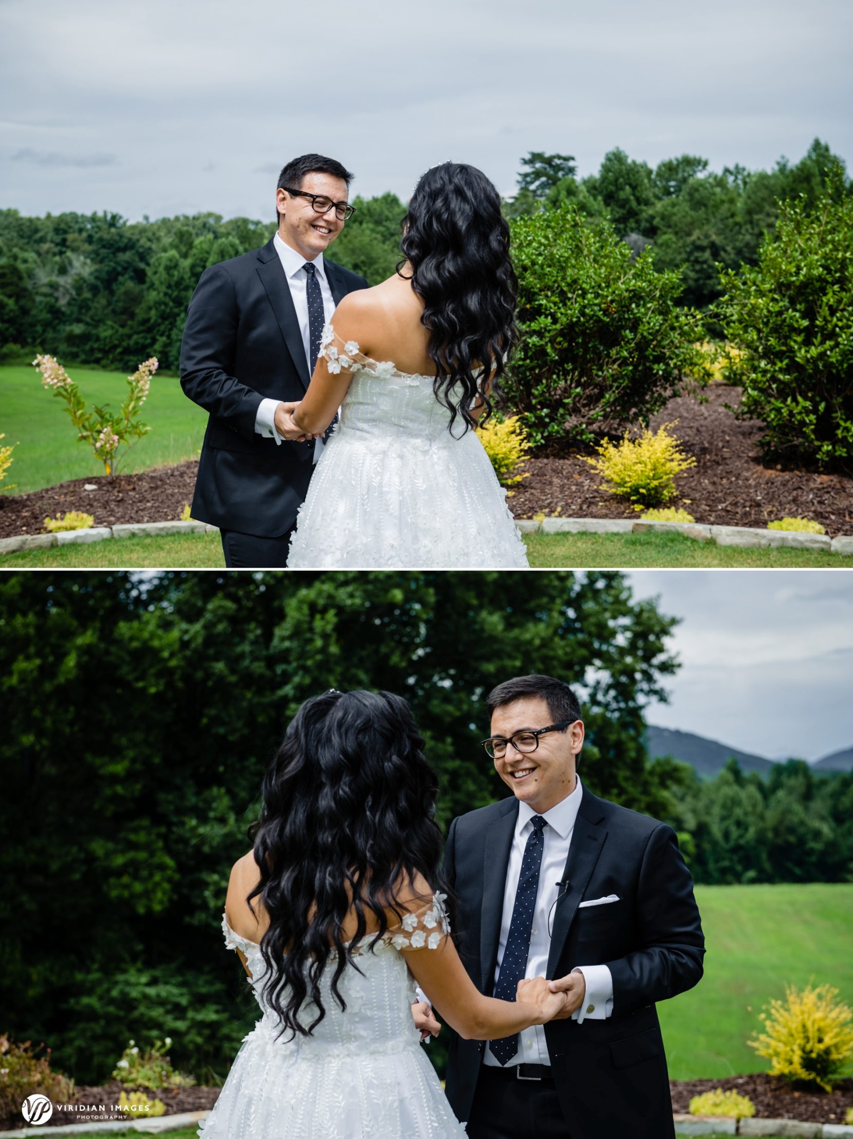 Steven reacts emotionally as he sees Naysha for the first time during private first look