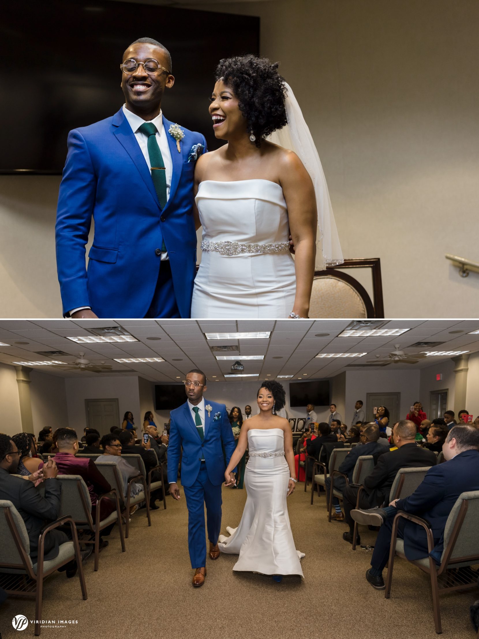 Gelyse and Jerome's recessional at Kingdom Hall of Jehovah's Witness