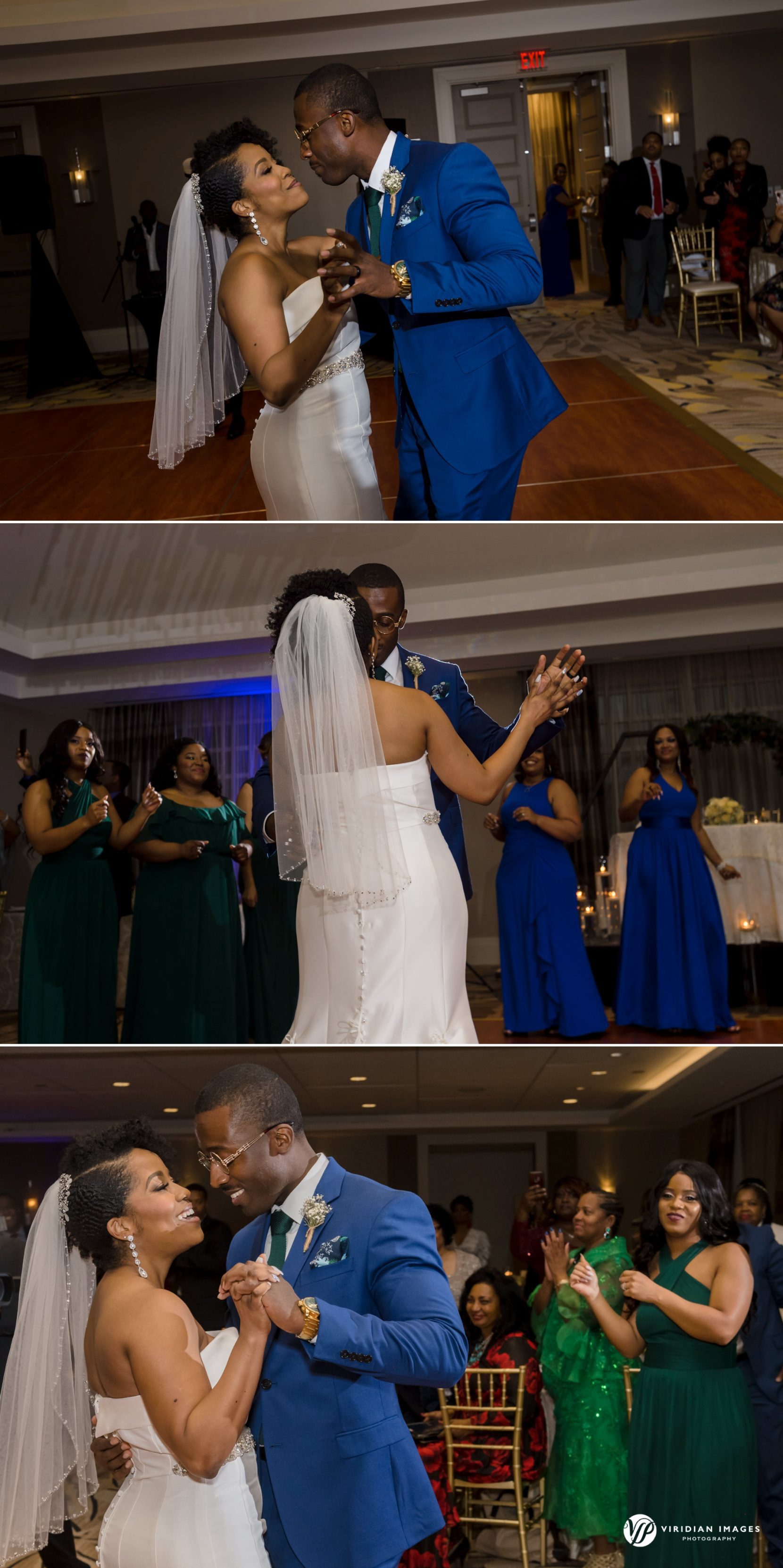 Gelyse and Jerome first dance during rainy day wedding at Villa Christina