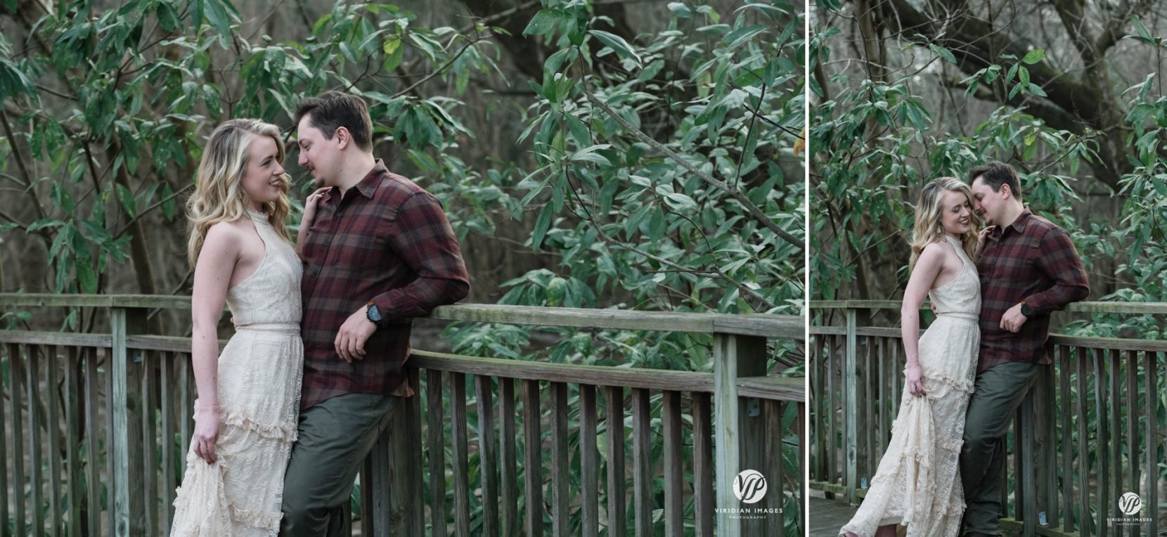 Romantic winter engagement session at Piedmont Park