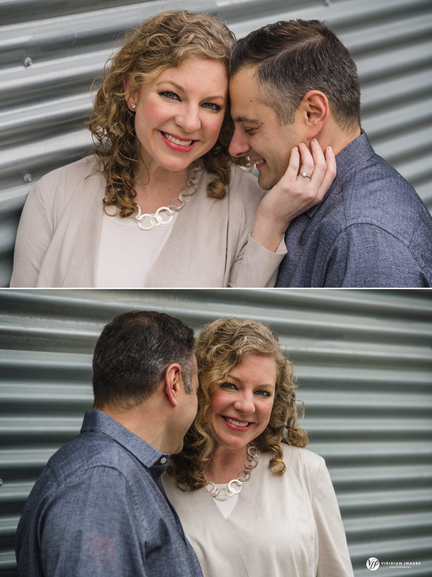 Atlanta engagement photographers capturing a winter session at Sweetwater Creek Park