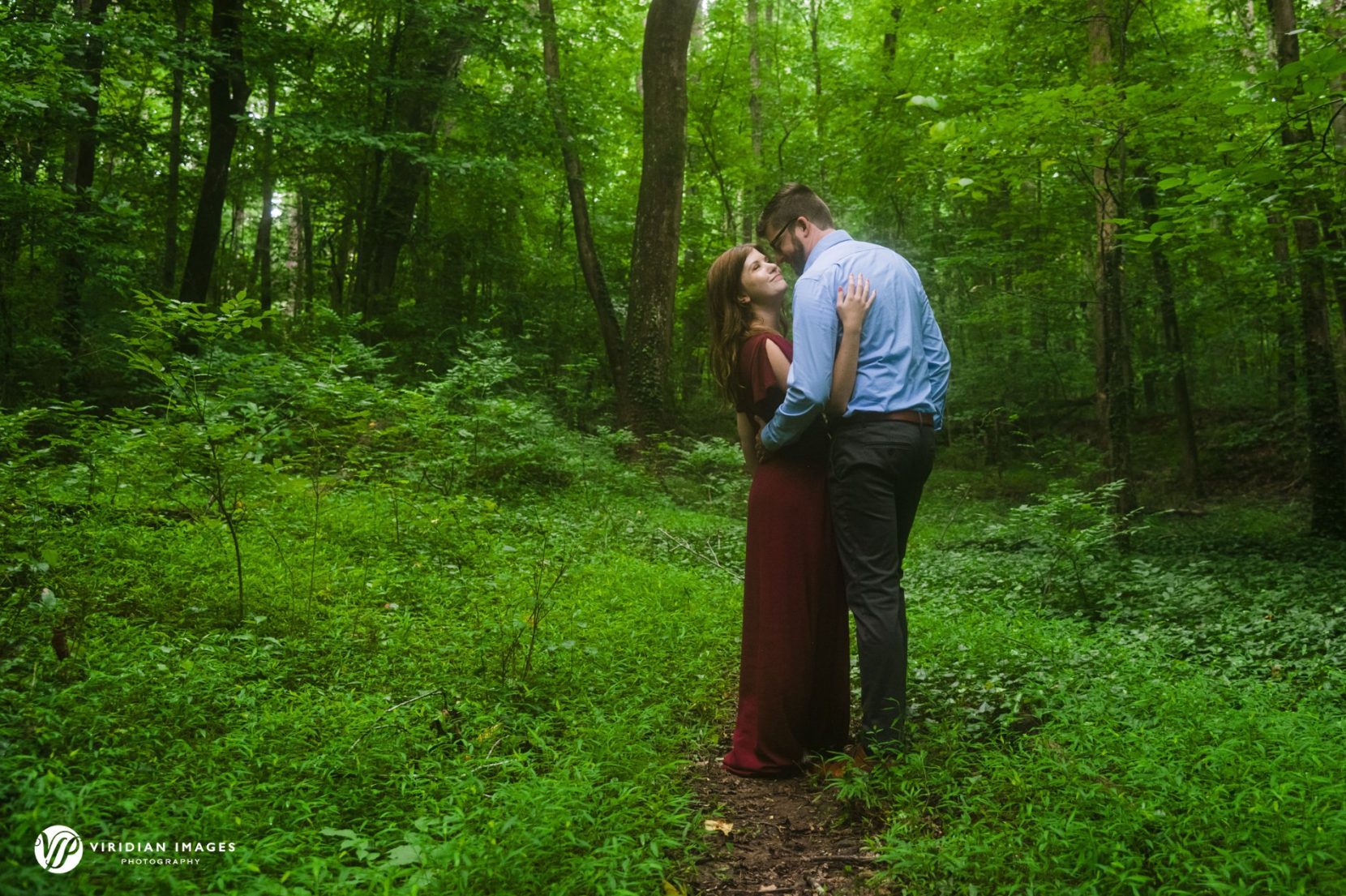 Woodland engagement session at Cascade Springs Natural Preserve Atlanta