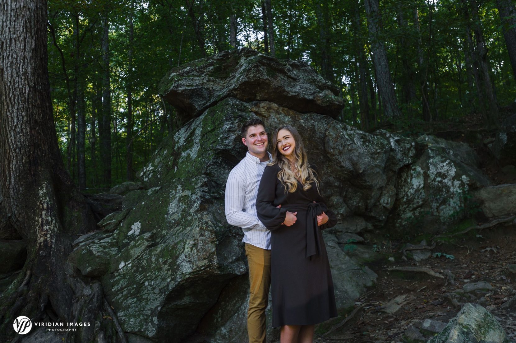 Sweetwater Creek State Park forest engagement photos in Georgia