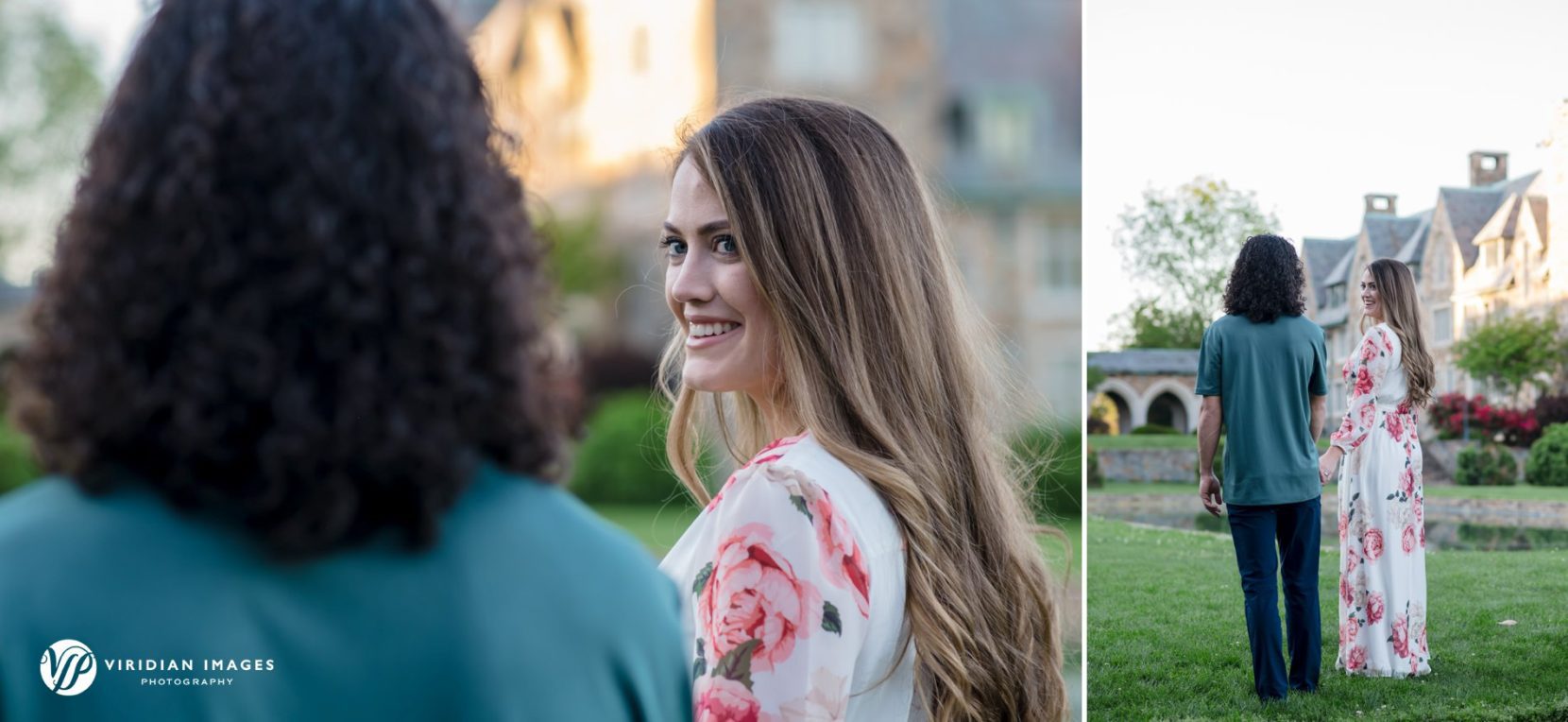 Spring couple session at Berry College in Georgia