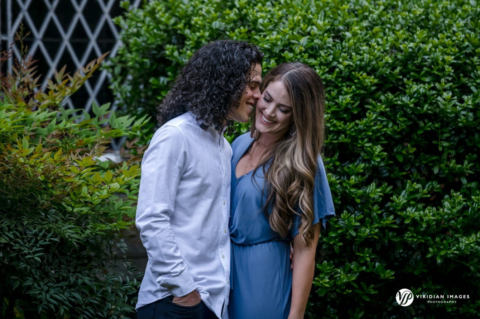Natural light engagement session at Berry College in spring