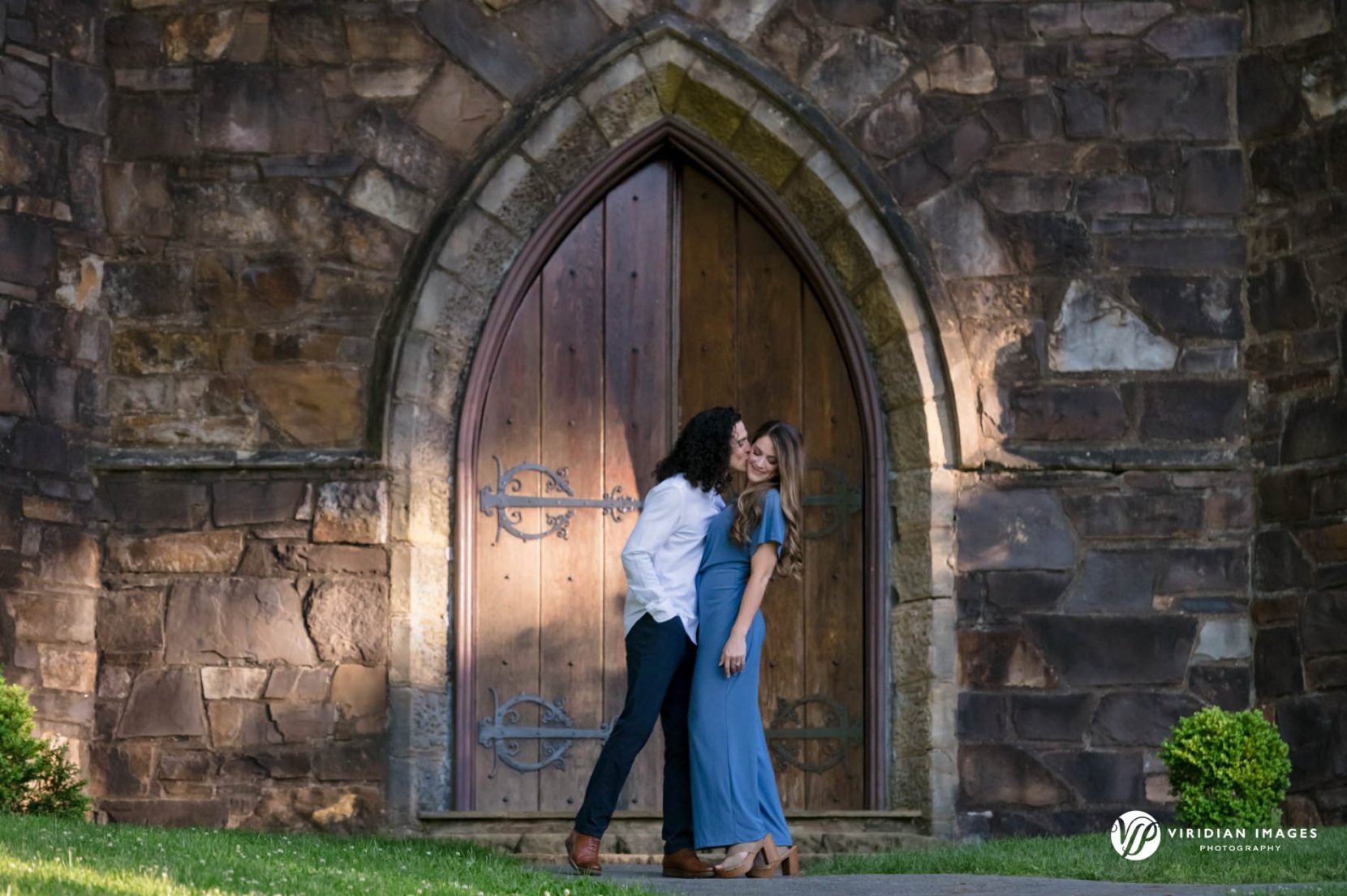 Berry College engagement session at Frost Chapel by Viridian Images Photography