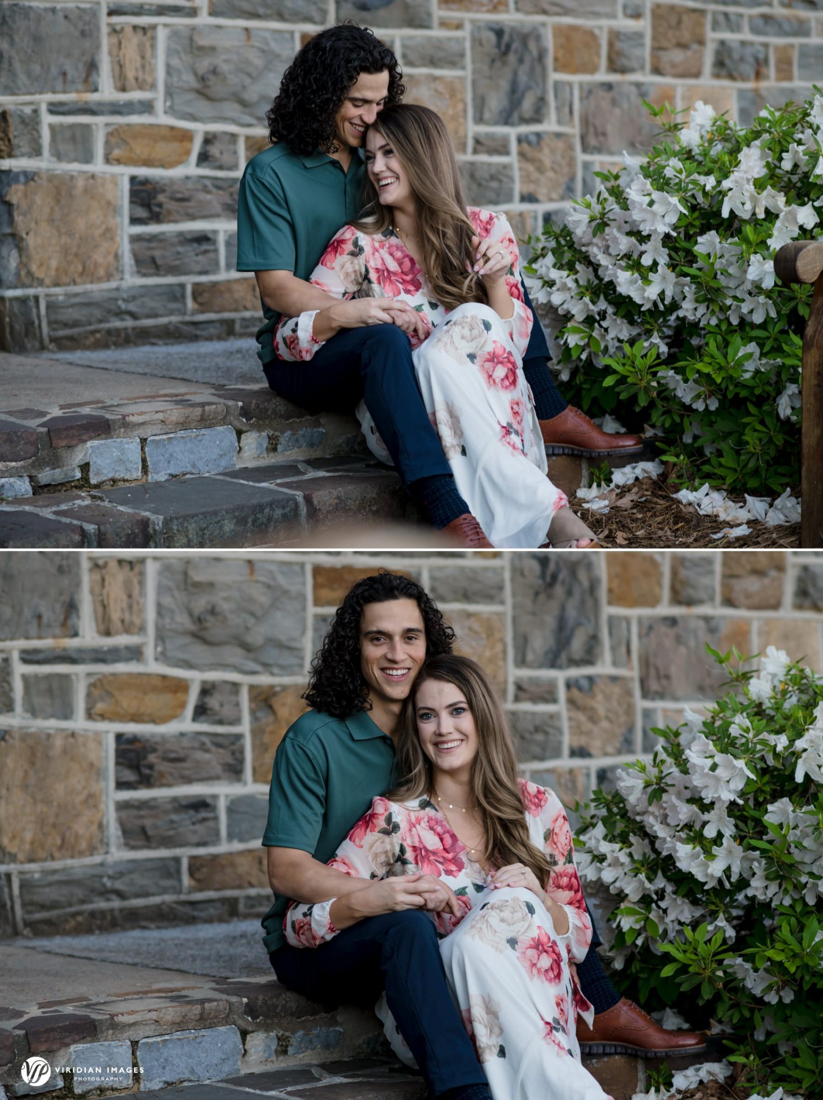 Romantic couple portrait at Berry College