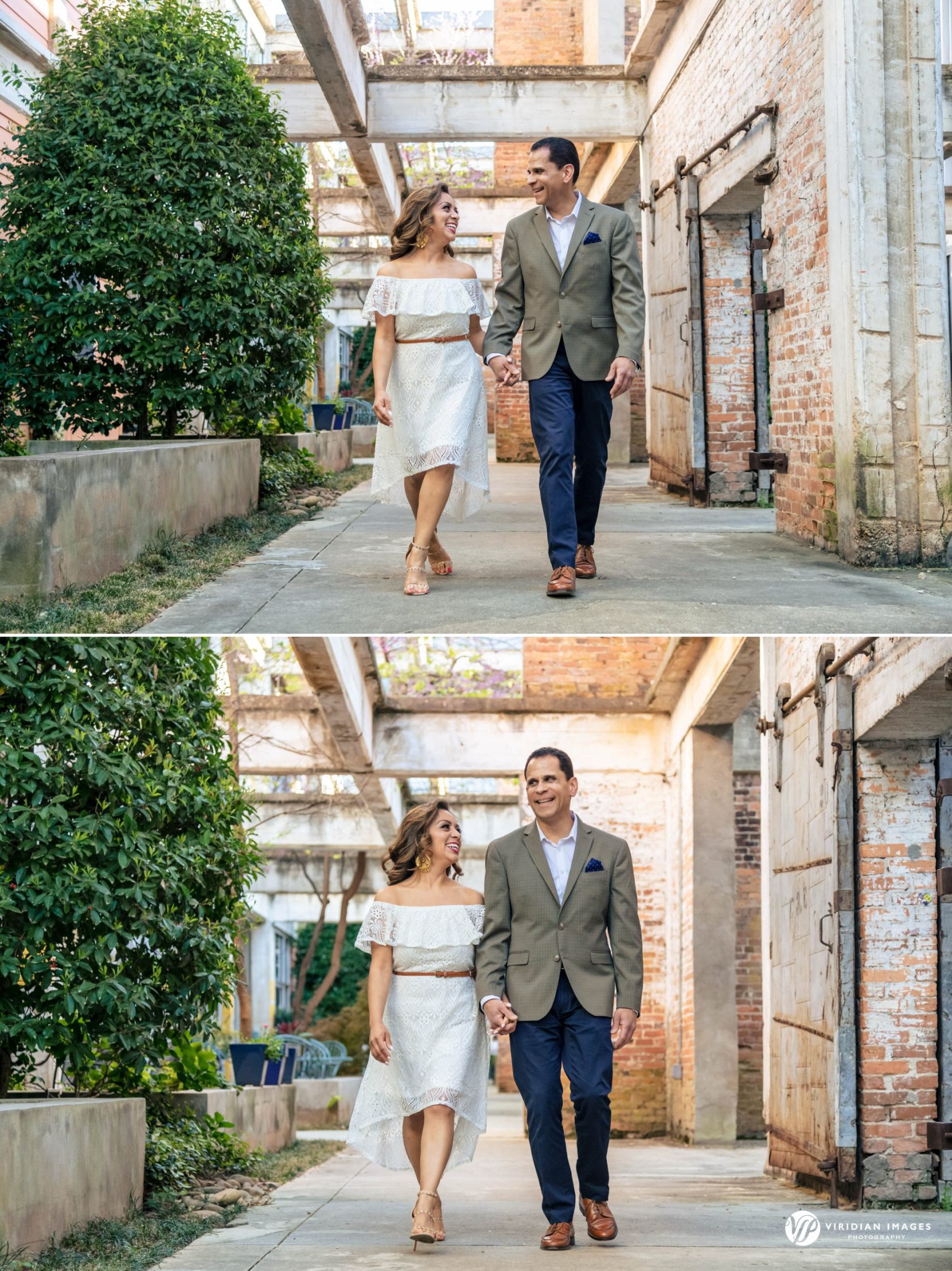 Couple engagement session at StudioPlex Atlanta