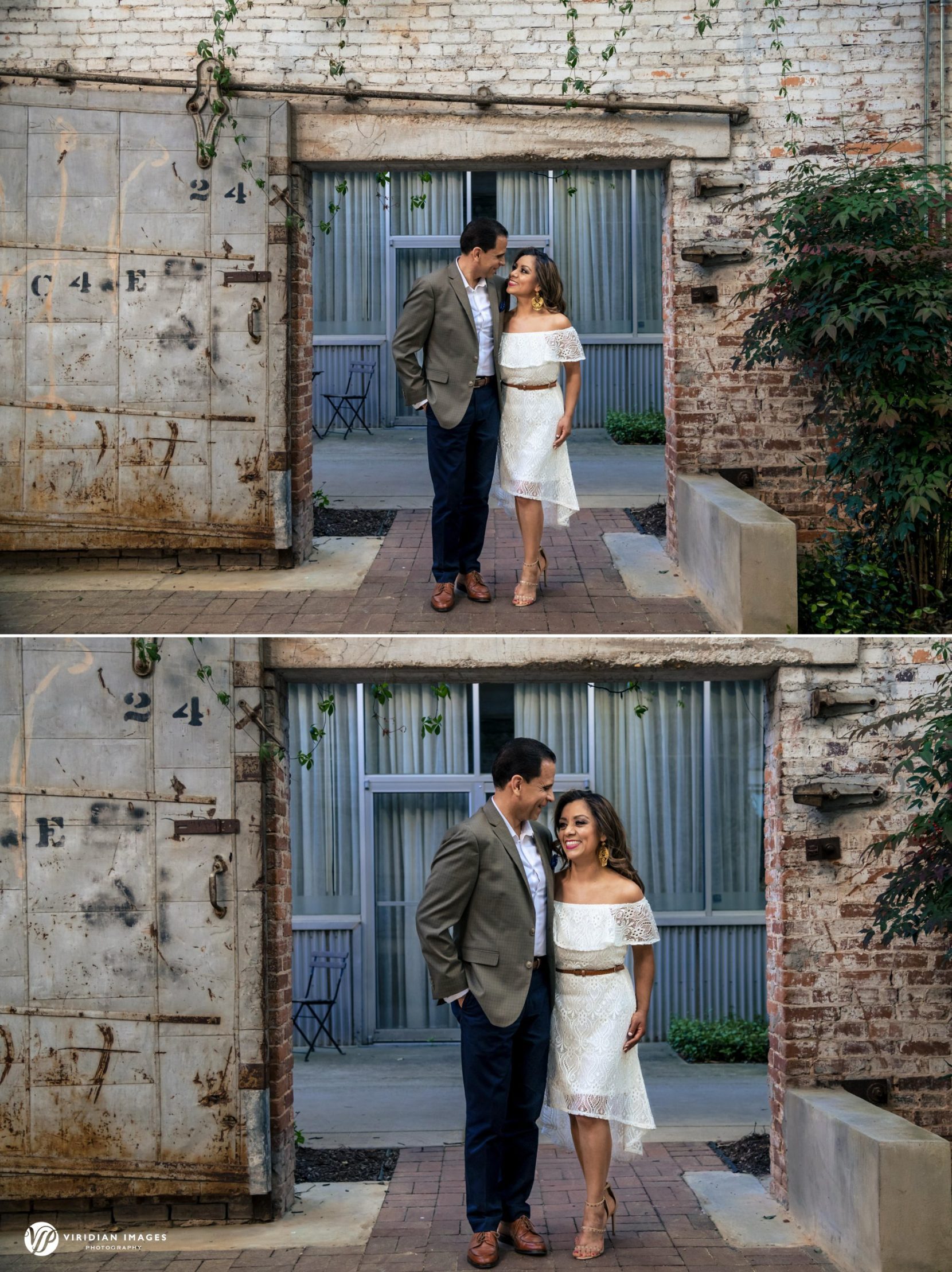 Modern engagement session at StudioPlex Atlanta